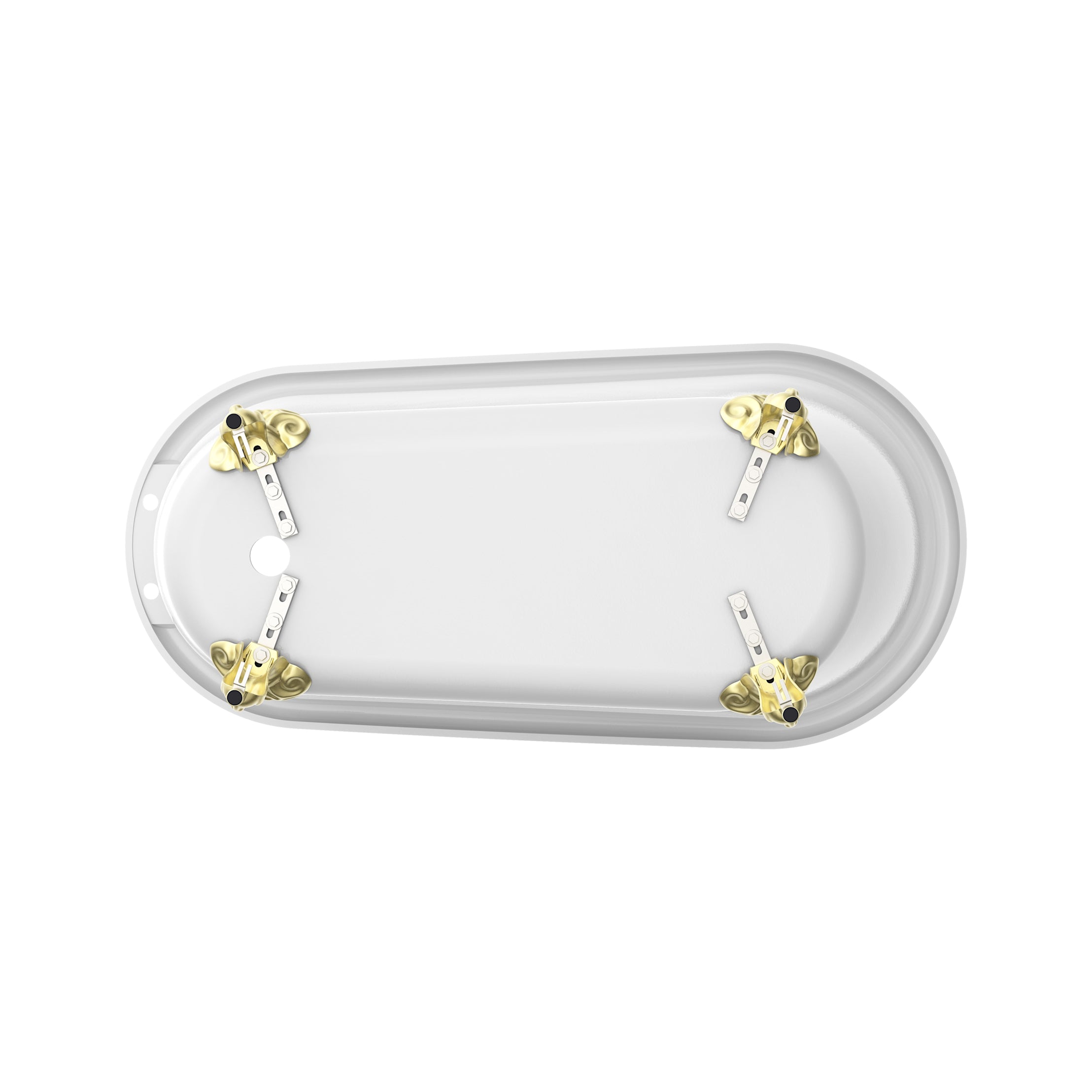 Maidstone Hawke II Acrylic Slipper Clawfoot Tub - Imperial Ball and Claw Feet