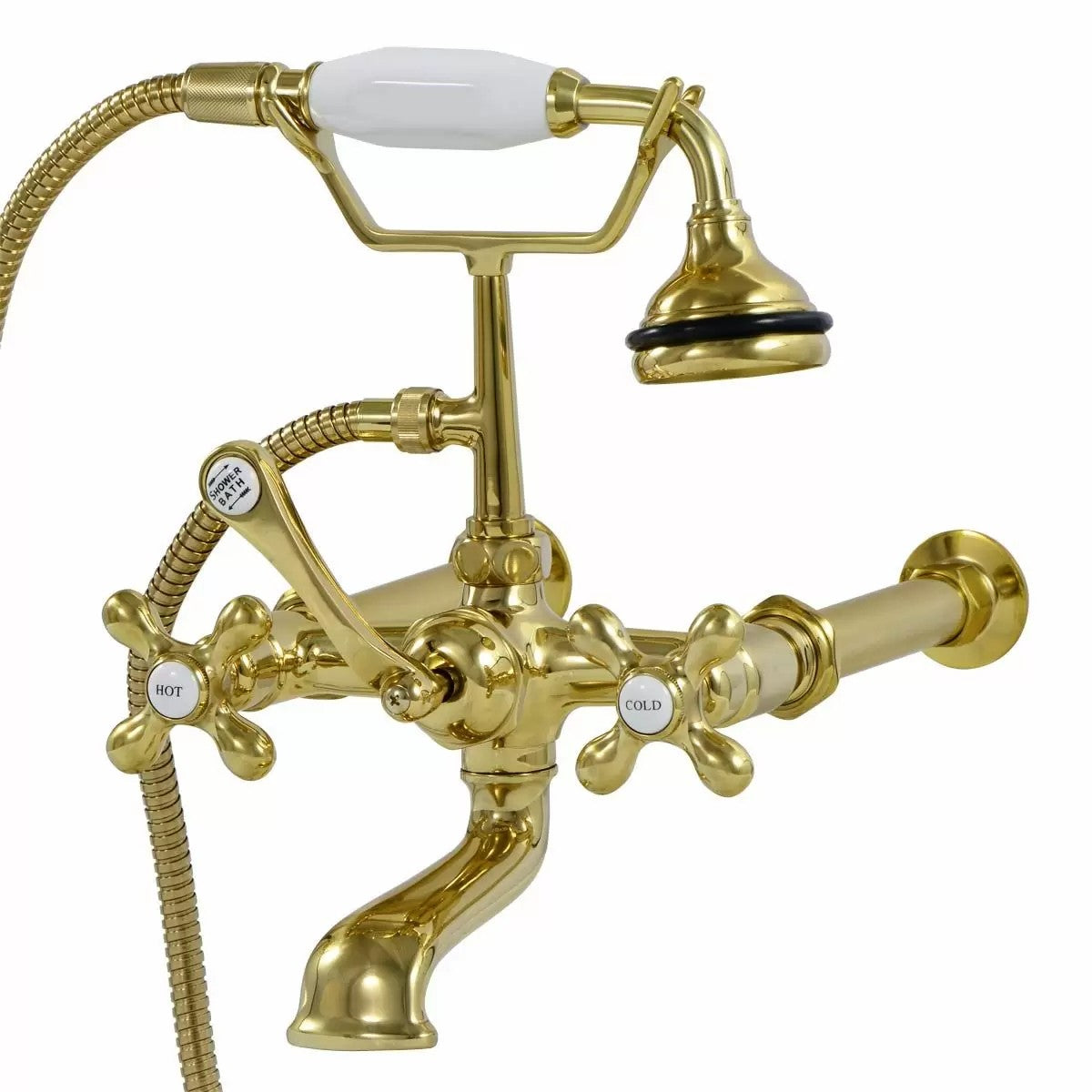MAIDSTONE Wall Mount English Telephone Faucet - Classic Spout