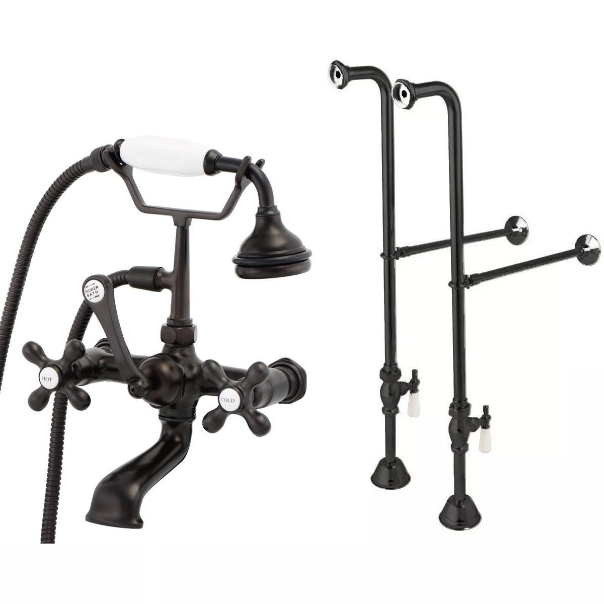 MAIDSTONE Freestanding English Telephone Faucet - Classic Spout