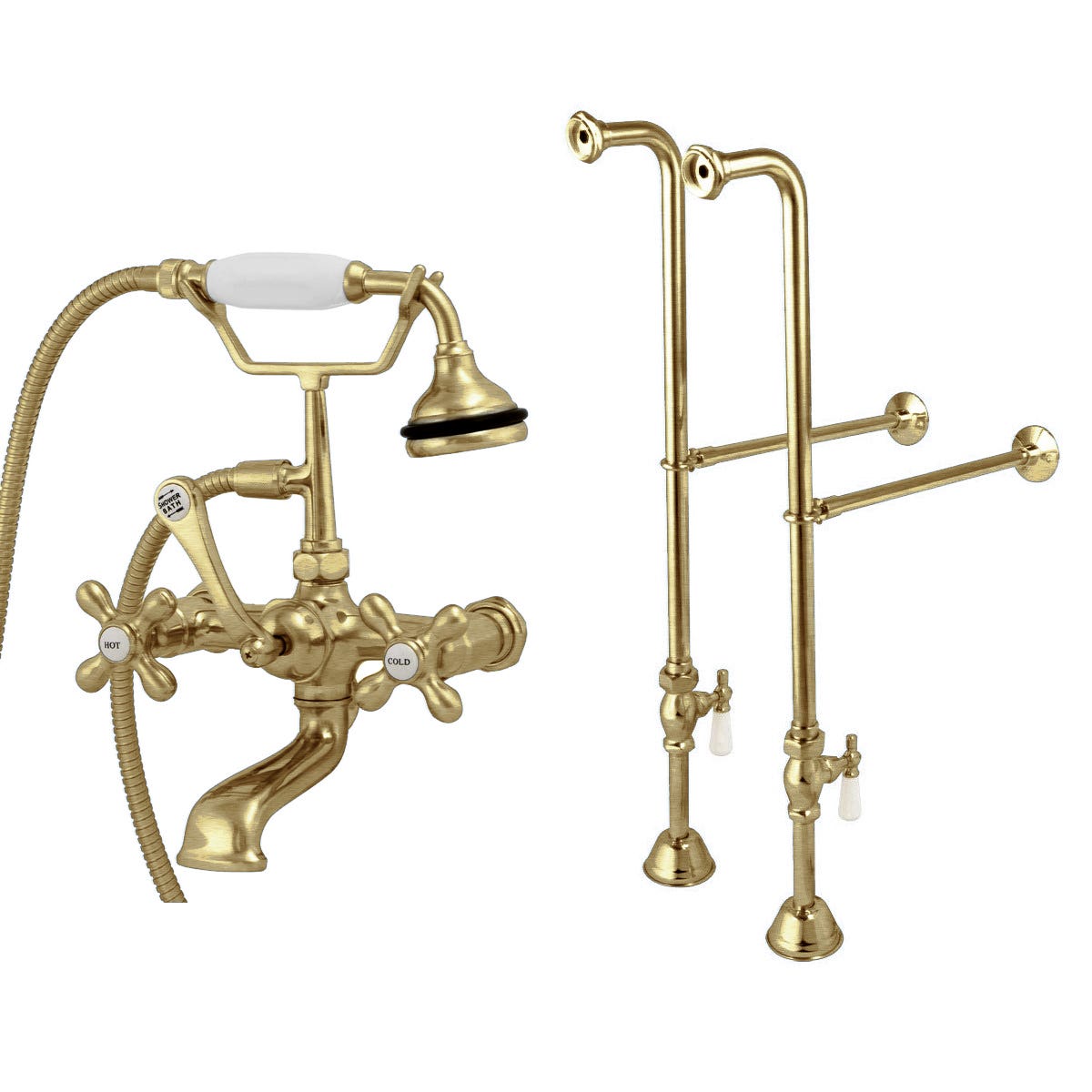 MAIDSTONE Freestanding English Telephone Faucet - Classic Spout