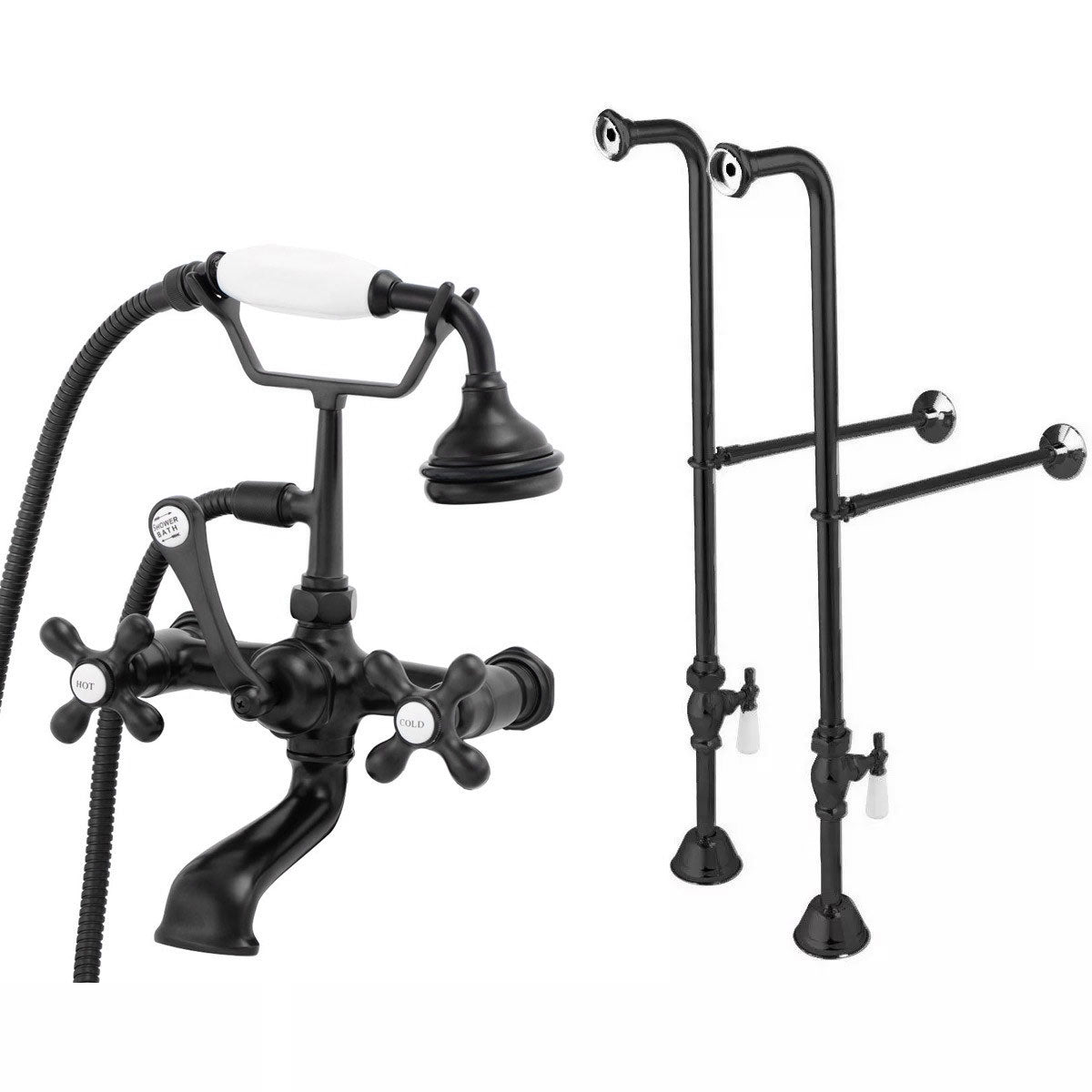 MAIDSTONE Freestanding English Telephone Faucet - Classic Spout