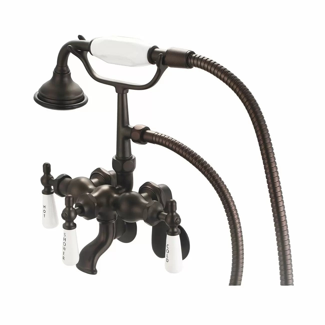 MAIDSTONE Tub Wall Mount English Telephone Faucet - Classic Spout