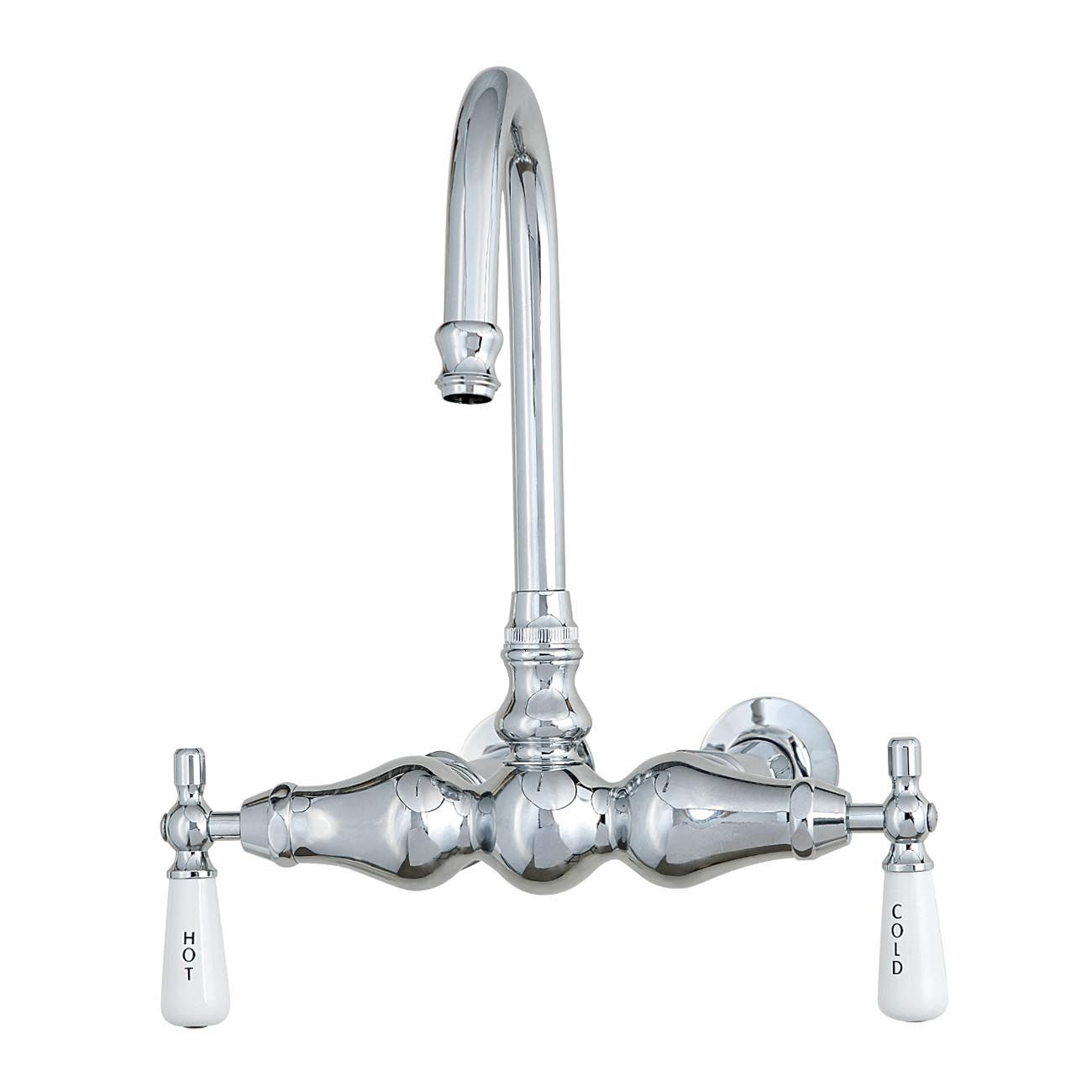MAIDSTONE Wall Mount Faucet - Gooseneck Spout