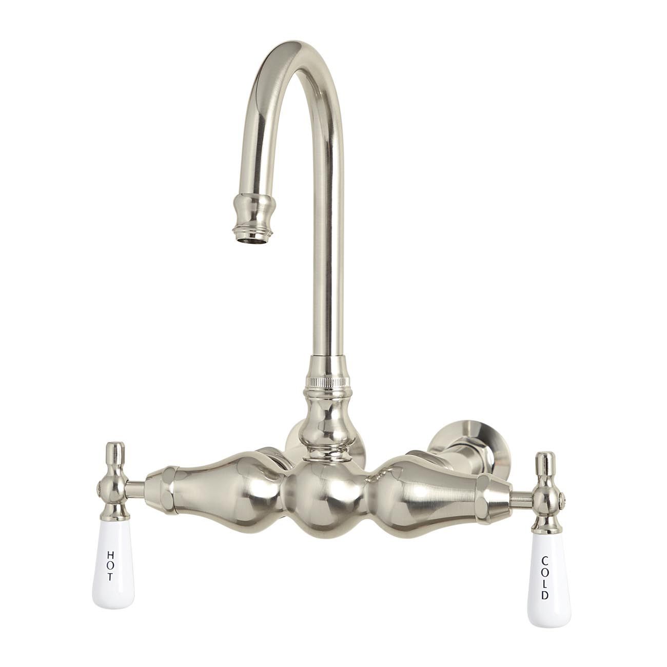 MAIDSTONE Wall Mount Faucet - Gooseneck Spout