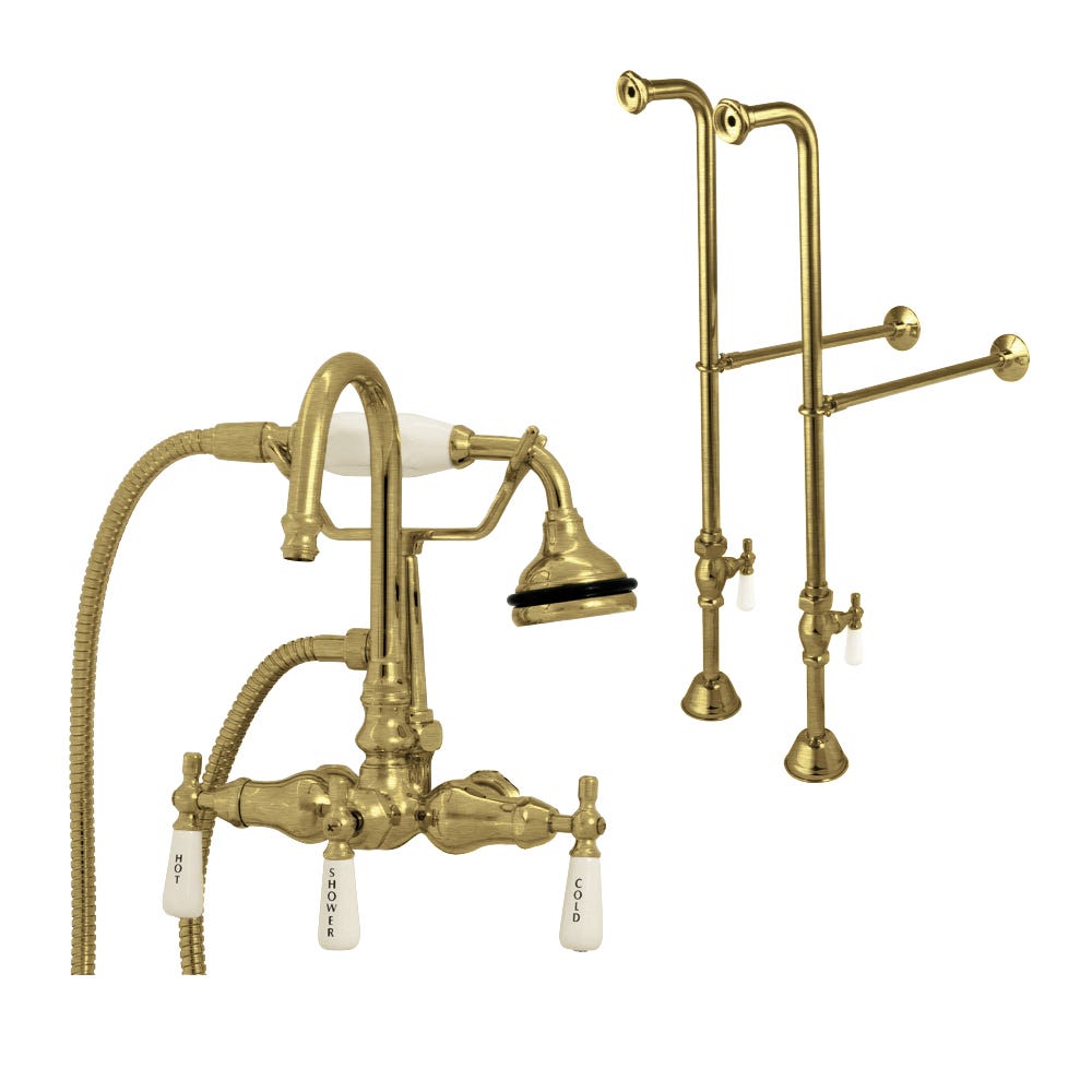 MAIDSTONE Freestanding English Telephone Faucet - Gooseneck Spout