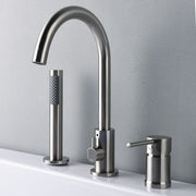 MAIDSTONE Roman Deck Mount Tub Faucet with Handshower