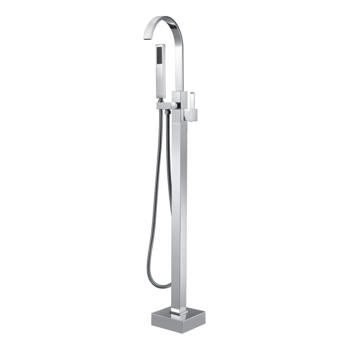 MAIDSTONE Contemporary Freestanding Gooseneck Tub Faucet