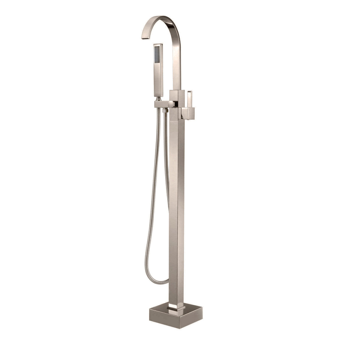 MAIDSTONE Contemporary Freestanding Gooseneck Tub Faucet