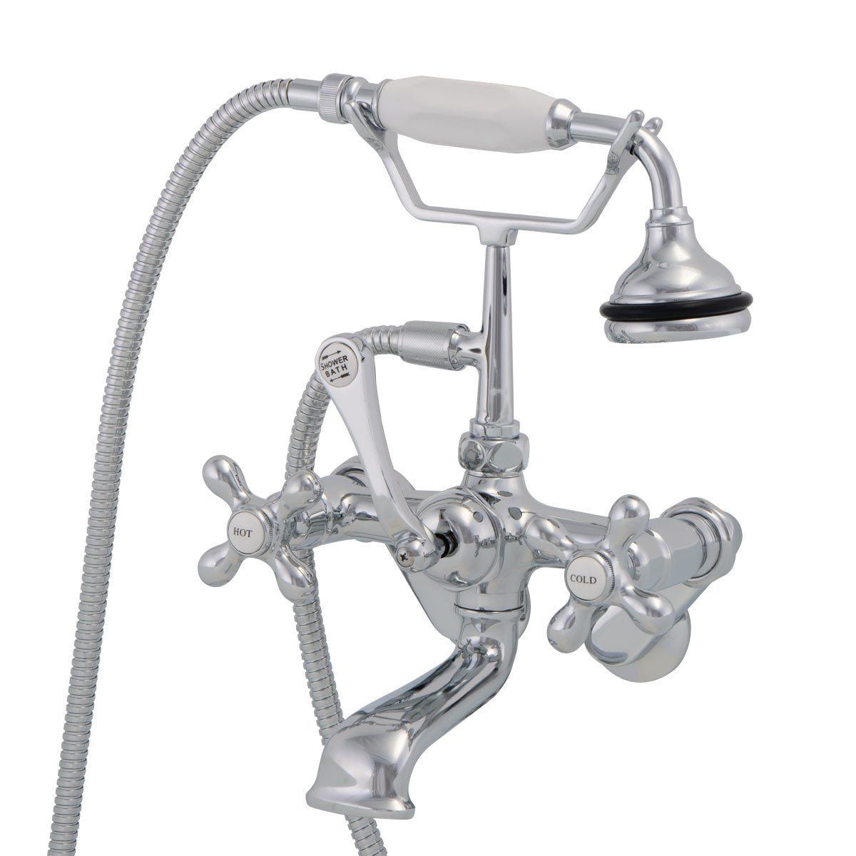 MAIDSTONE Tub Wall Mount English Telephone Faucet - Classic Spout