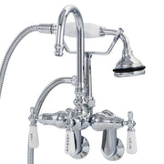 MAIDSTONE Tub Wall Mount English Telephone Faucet - Gooseneck Spout