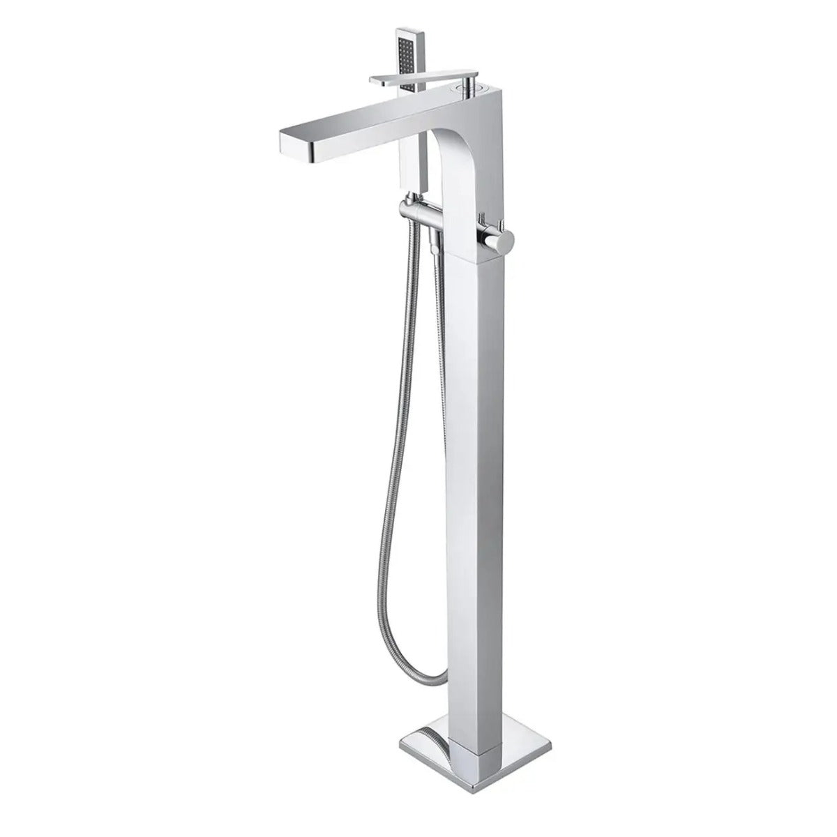 MAIDSTONE Infinity High-Flow Geometric Freestanding Tub Faucet