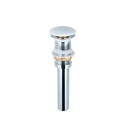MAIDSTONE Bathroom Vessel Sink Drain - No Overflow - White