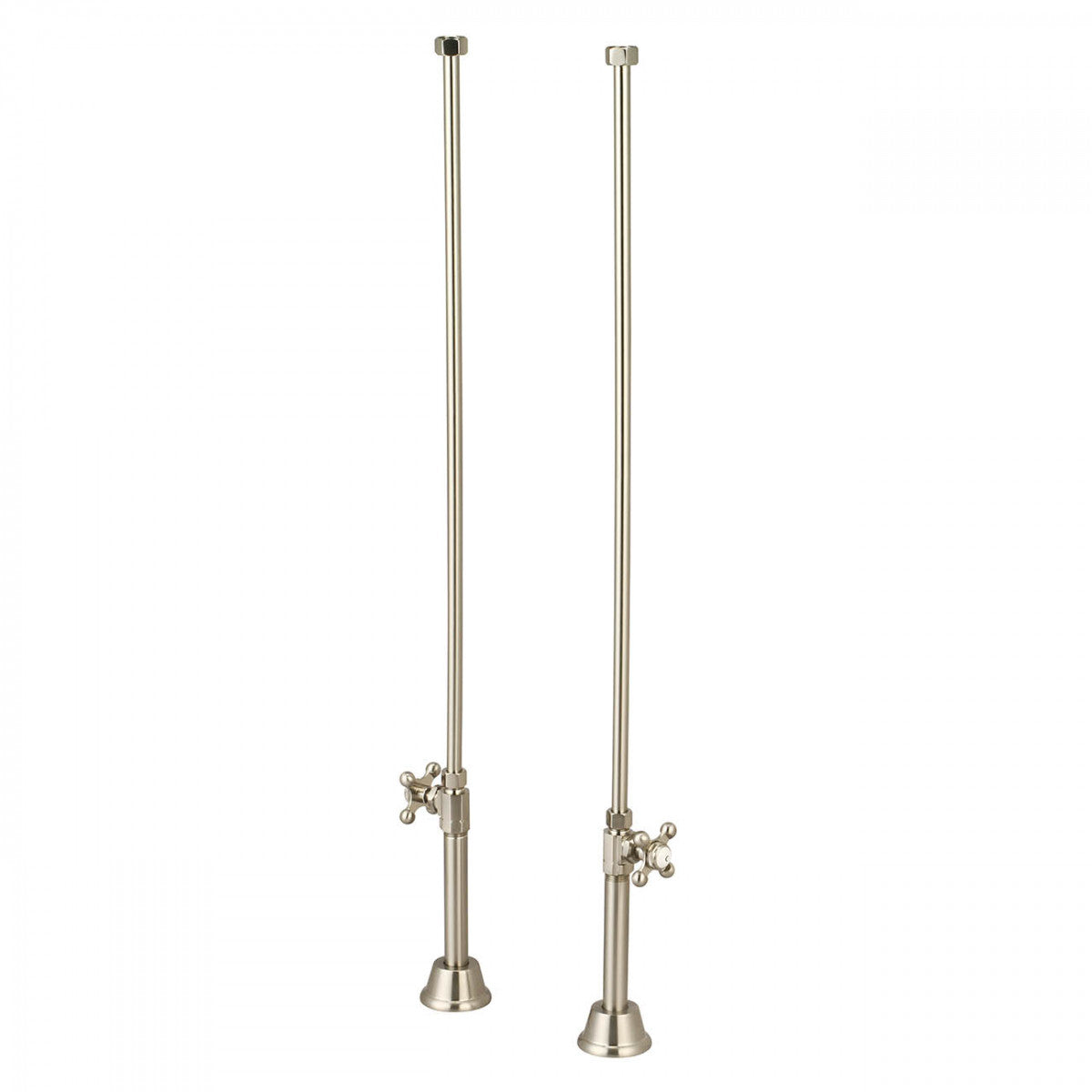 MAIDSTONE Clawfoot Tub Straight Tub Supply Lines with Shut Off Valves