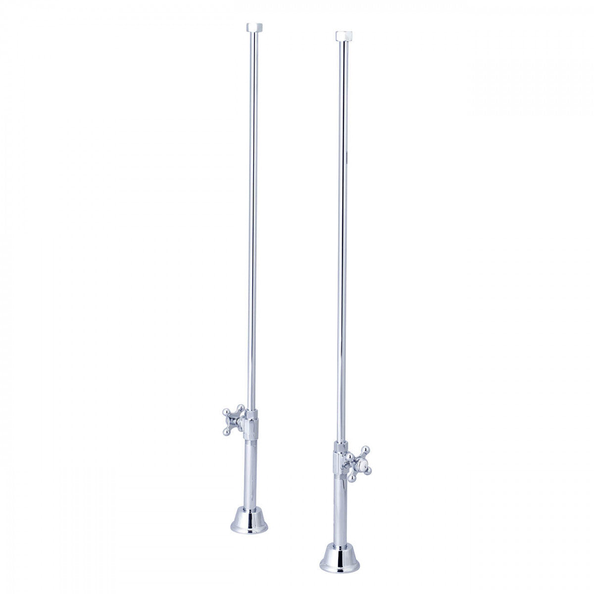 MAIDSTONE Clawfoot Tub Straight Tub Supply Lines with Shut Off Valves