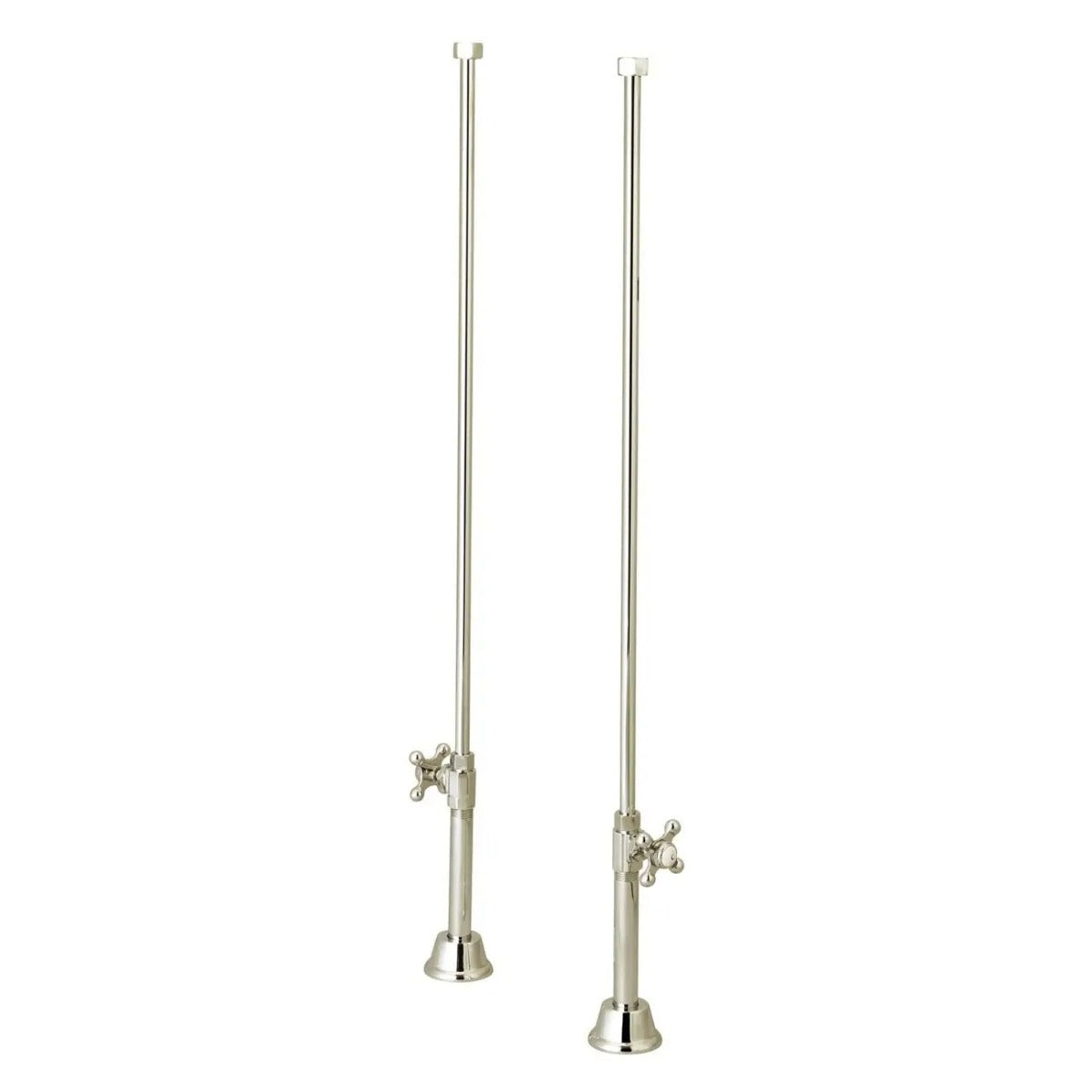 MAIDSTONE Clawfoot Tub Straight Tub Supply Lines with Shut Off Valves