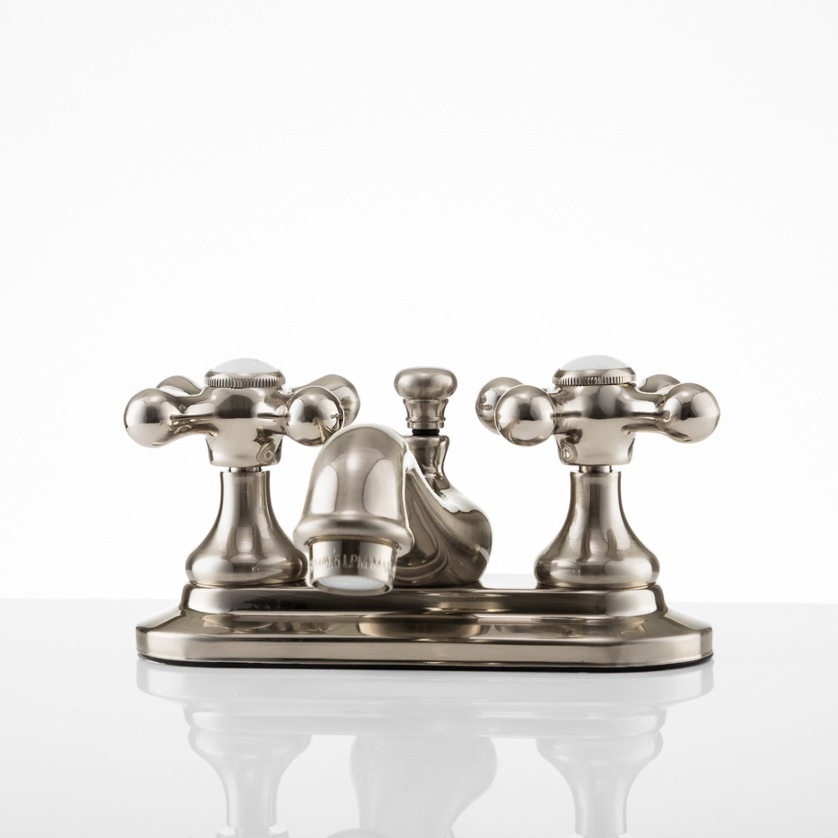 MAIDSTONE Charlotte Centerset Bathroom Sink Faucet - Metal Cross Handles
