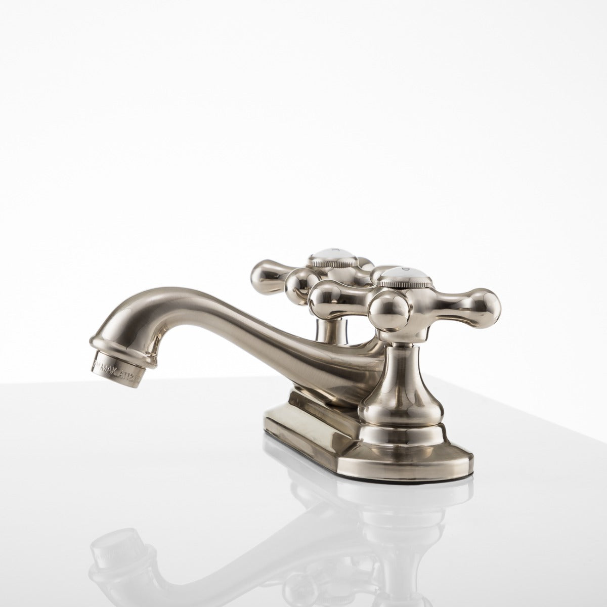 MAIDSTONE Charlotte Centerset Bathroom Sink Faucet - Metal Cross Handles