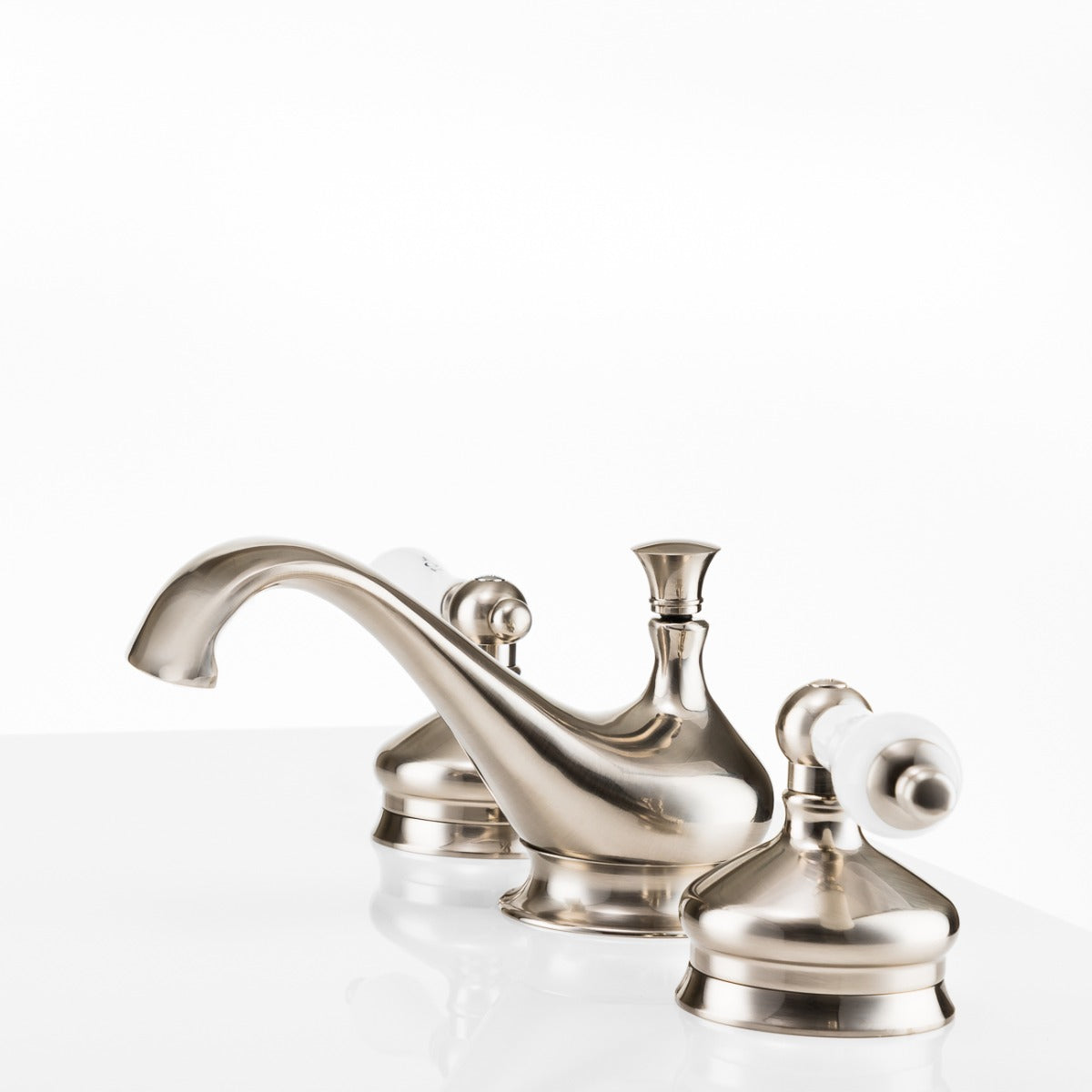 MAIDSTONE Mila Widespread Bathroom Sink Faucet - Porcelain Lever Handles