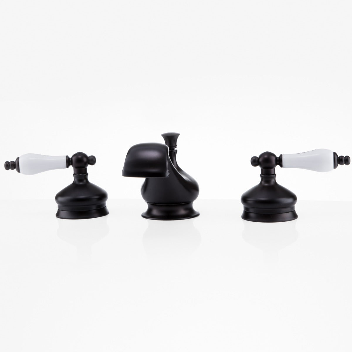 MAIDSTONE Mila Widespread Bathroom Sink Faucet - Porcelain Lever Handles