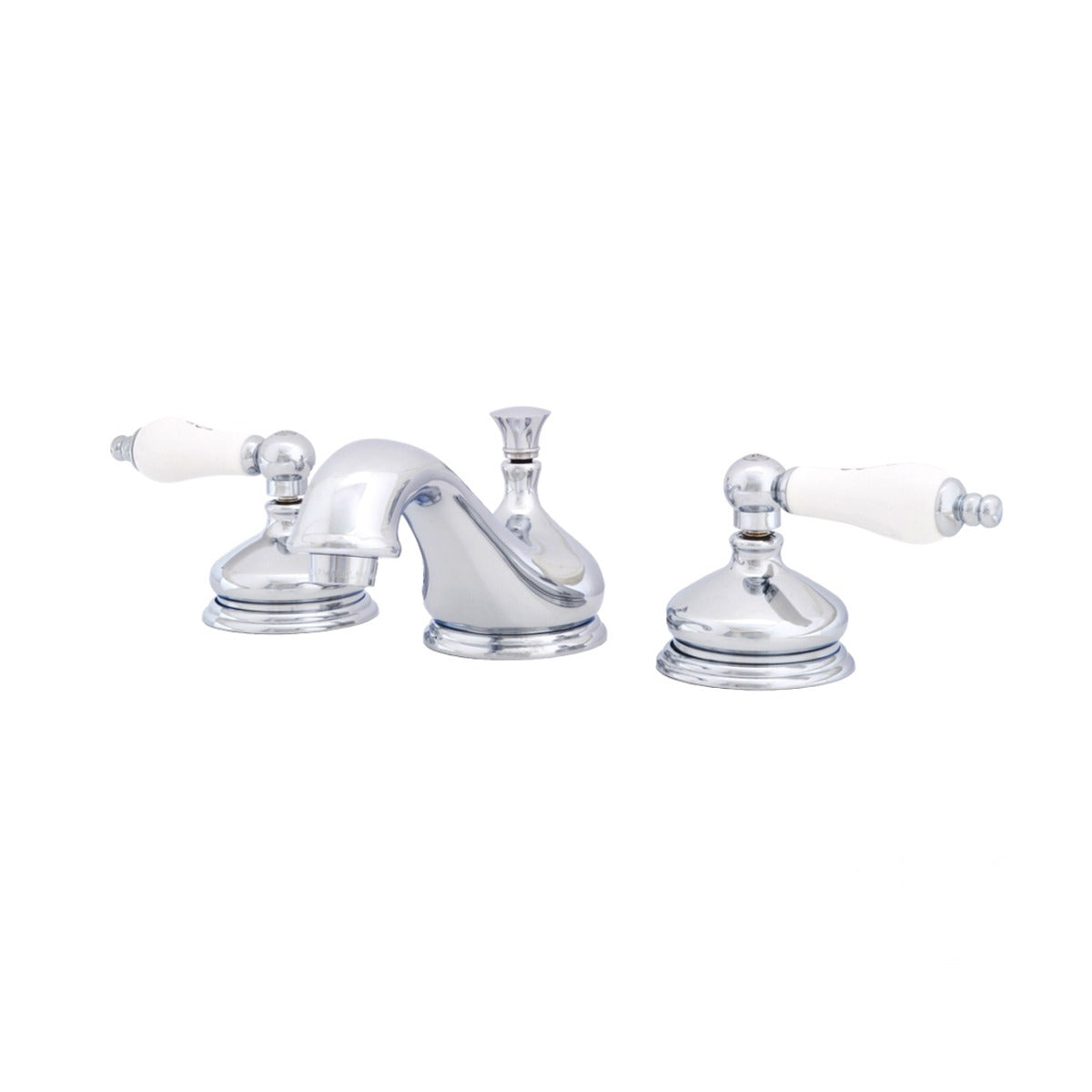 MAIDSTONE Camilla Widespread Bathroom Sink Faucet - Porcelain Lever Handles