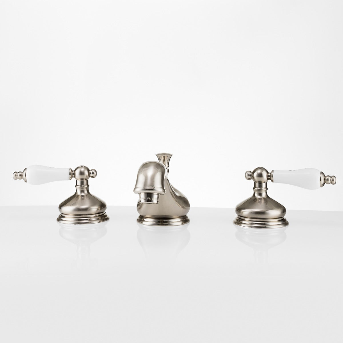 MAIDSTONE Camilla Widespread Bathroom Sink Faucet - Porcelain Lever Handles