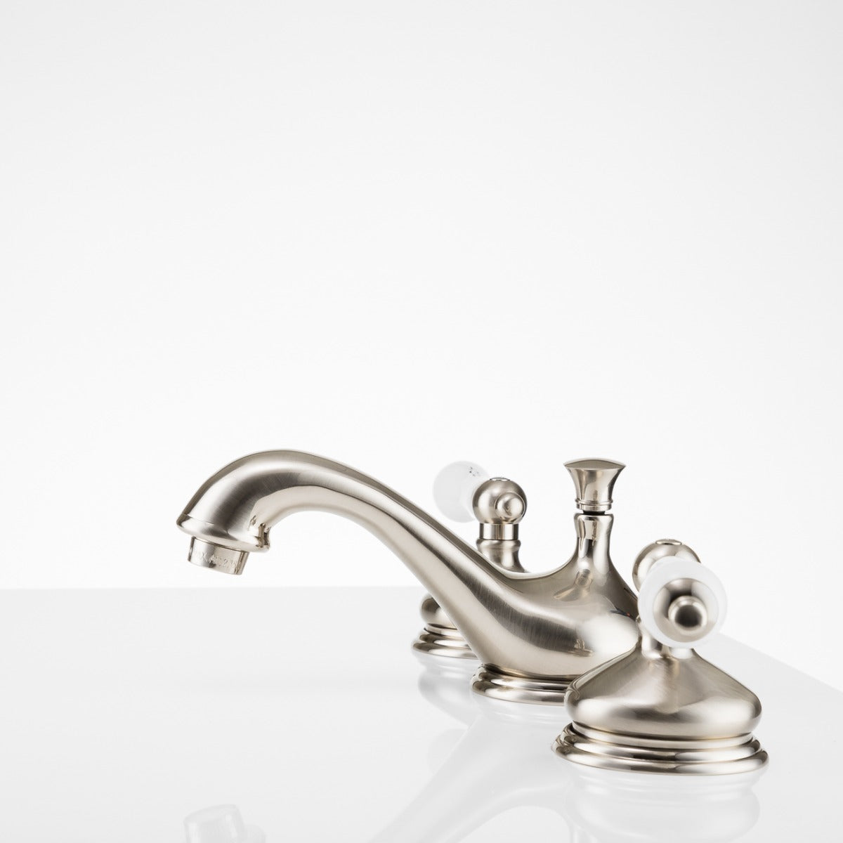 MAIDSTONE Camilla Widespread Bathroom Sink Faucet - Porcelain Lever Handles