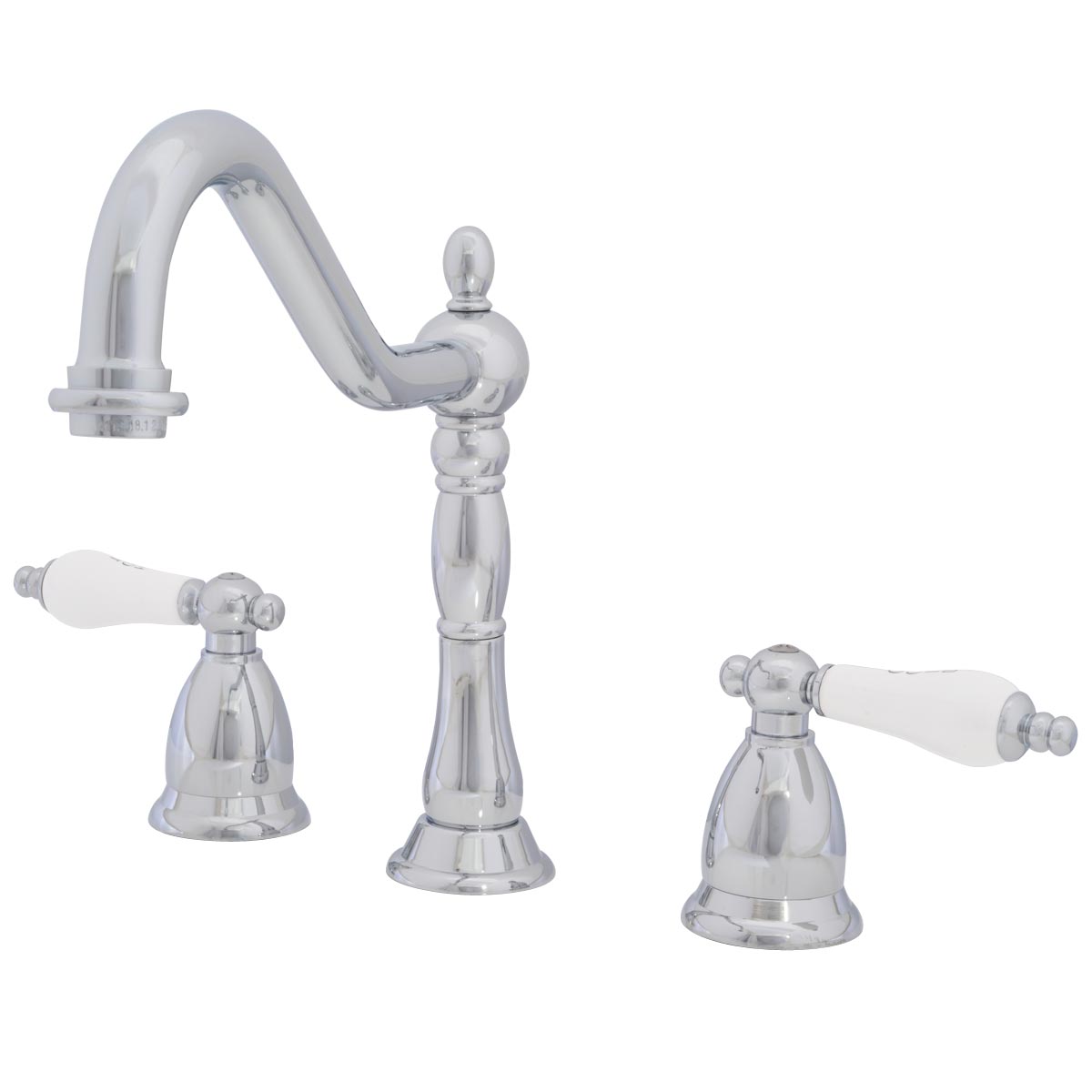 MAIDSTONE Ashford Widespread Bathroom Sink Faucet - Porcelain Lever Handles