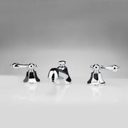 MAIDSTONE Nouveau Widespread Bathroom Sink Faucet - Metal Lever Handles