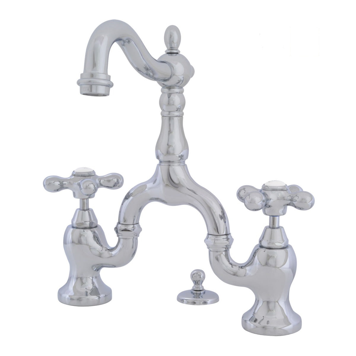 MAIDSTONE Bellmont Bridge Bathroom Sink Faucet - Metal Cross Handles