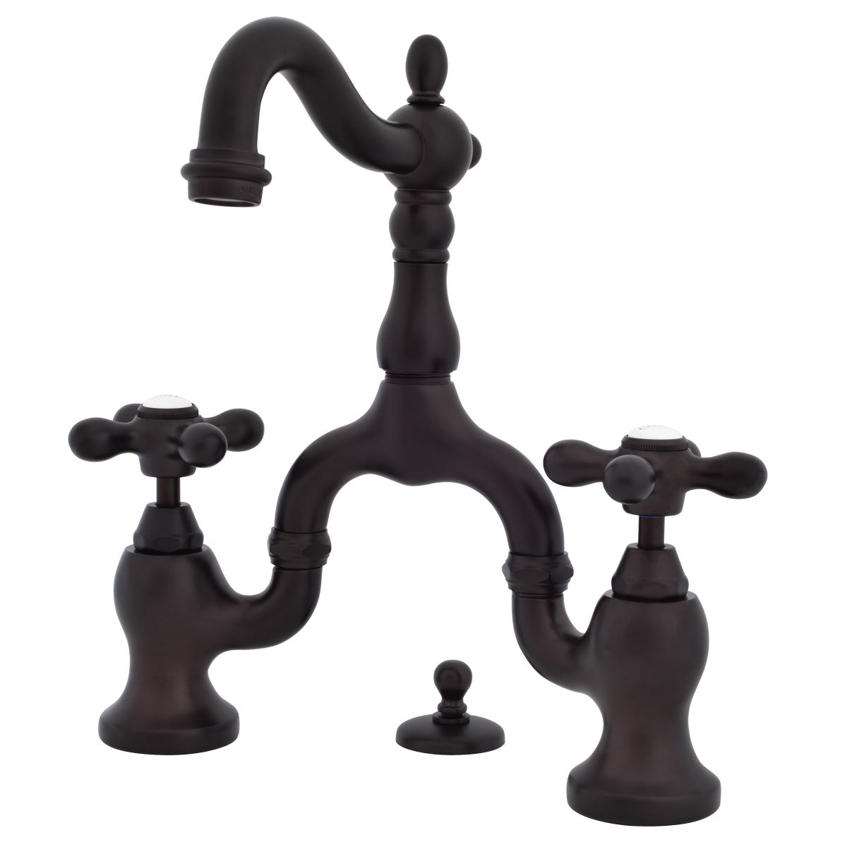 MAIDSTONE Bellmont Bridge Bathroom Sink Faucet - Metal Cross Handles