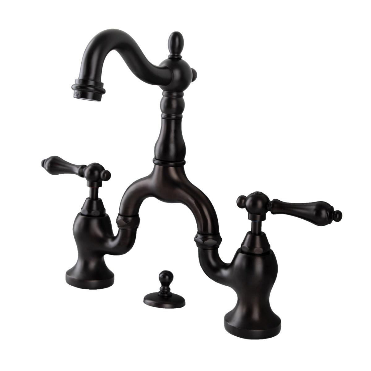 MAIDSTONE Bellmont Bridge Bathroom Sink Faucet - Metal Lever Handles