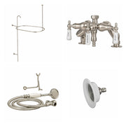 MAIDSTONE Deck Mount Shower Kit with Down Spout Faucet