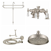 MAIDSTONE Side Deck Mount Shower Kit with Down Spout Faucet