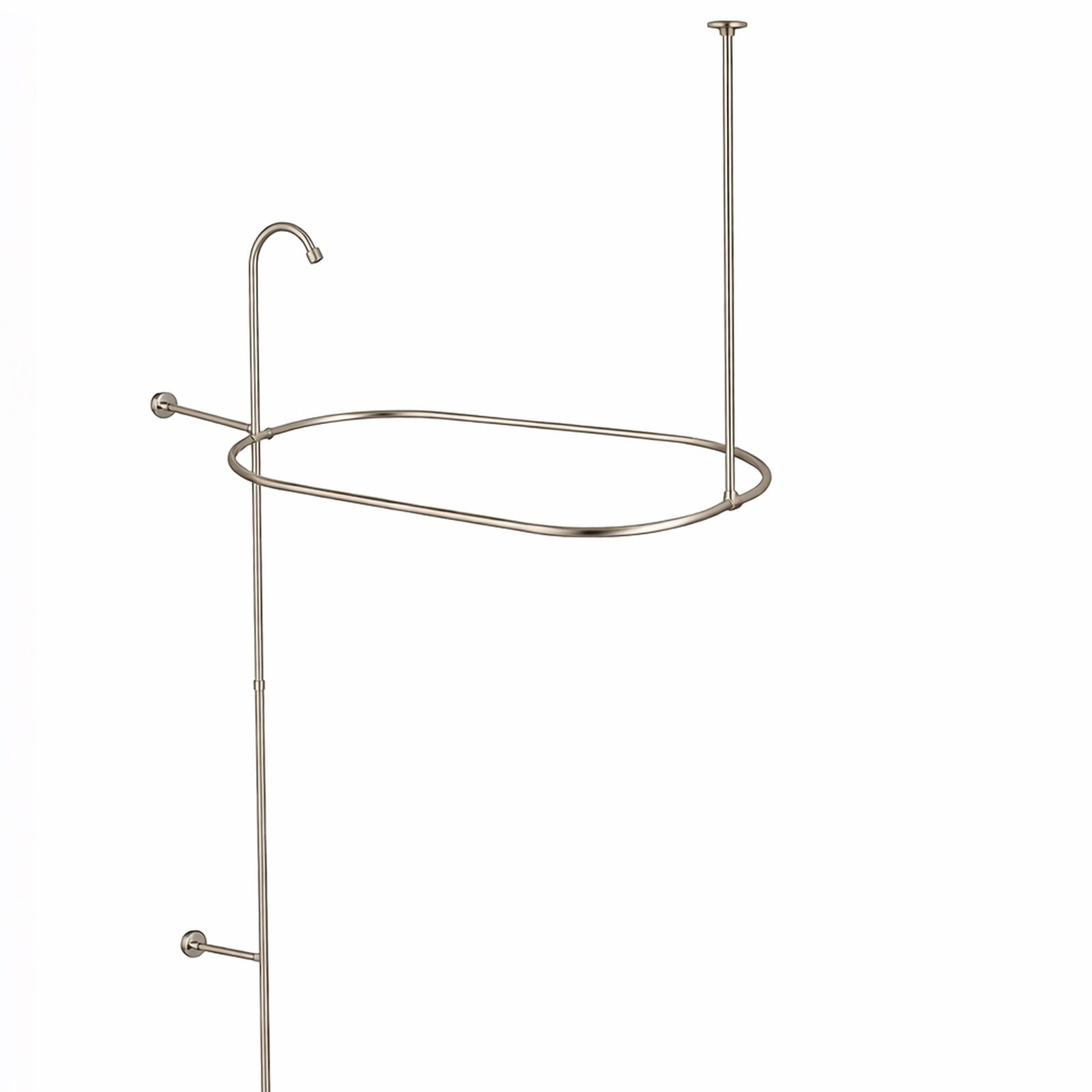 MAIDSTONE Tub Wall Mount Shower Kit with Down Spout Faucet