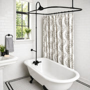 MAIDSTONE Tub Wall Mount Shower Kit with Down Spout Faucet