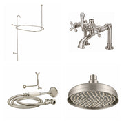 MAIDSTONE Deck Mount Shower Kit with Classic Spout Faucet