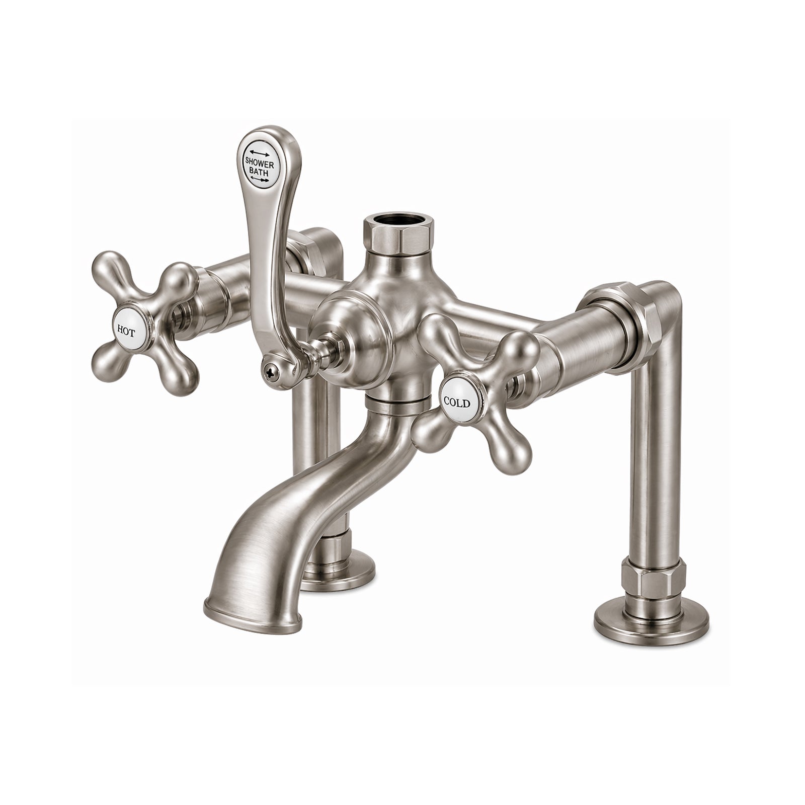 MAIDSTONE Side Deck Mount Shower Kit with Classic Spout Faucet