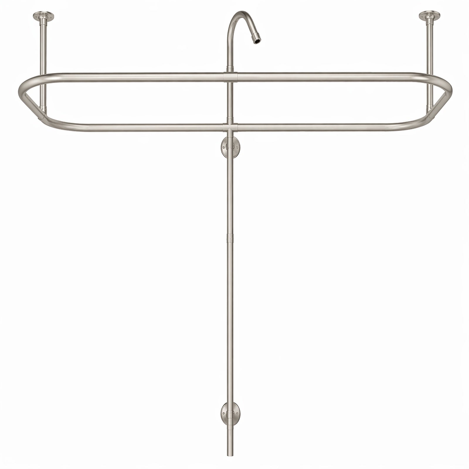 MAIDSTONE Side Deck Mount Shower Kit with Classic Spout Faucet