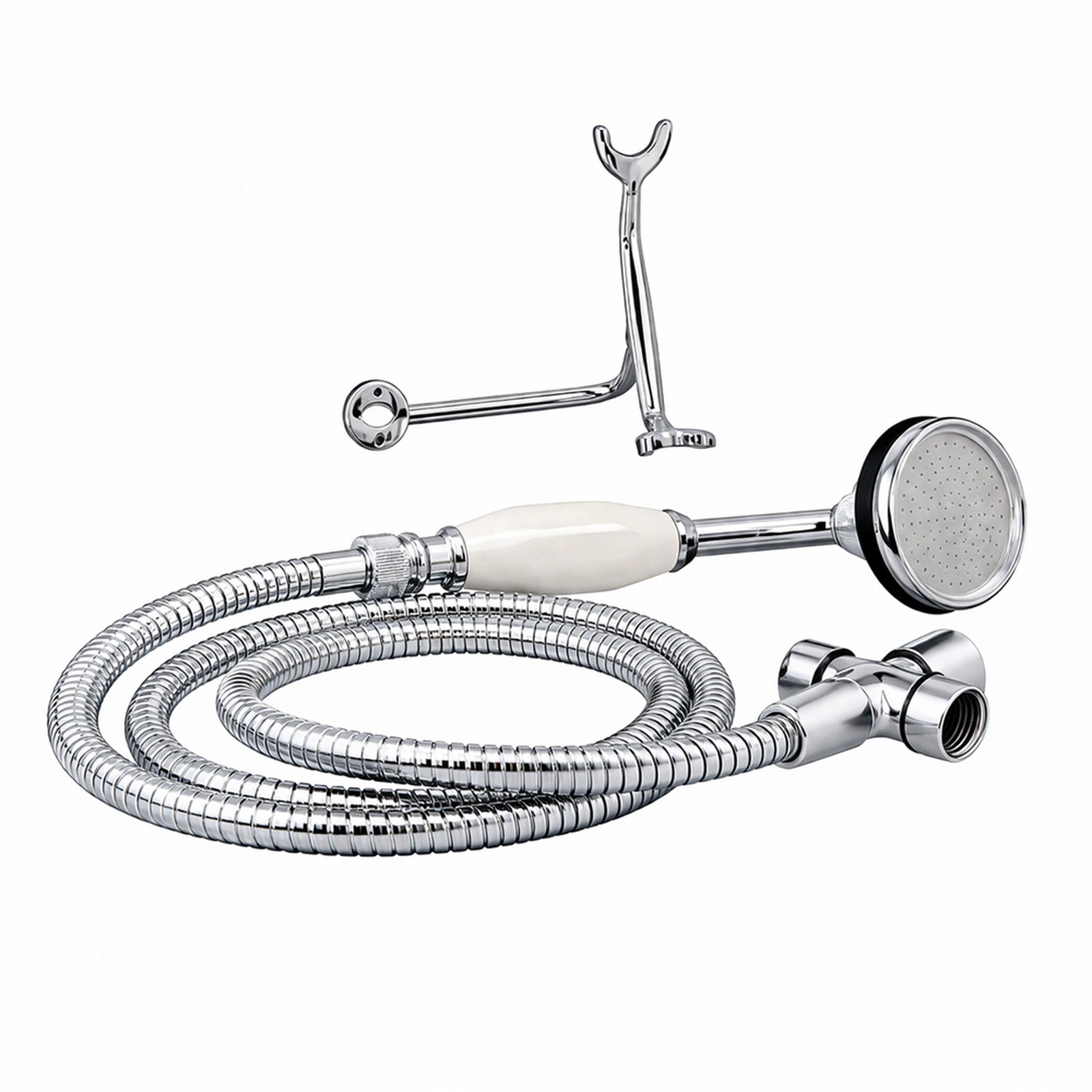 MAIDSTONE Clawfoot Tub End Mount Shower Conversion Kit