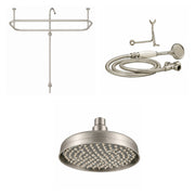 MAIDSTONE Clawfoot Tub End Mount Shower Conversion Kit
