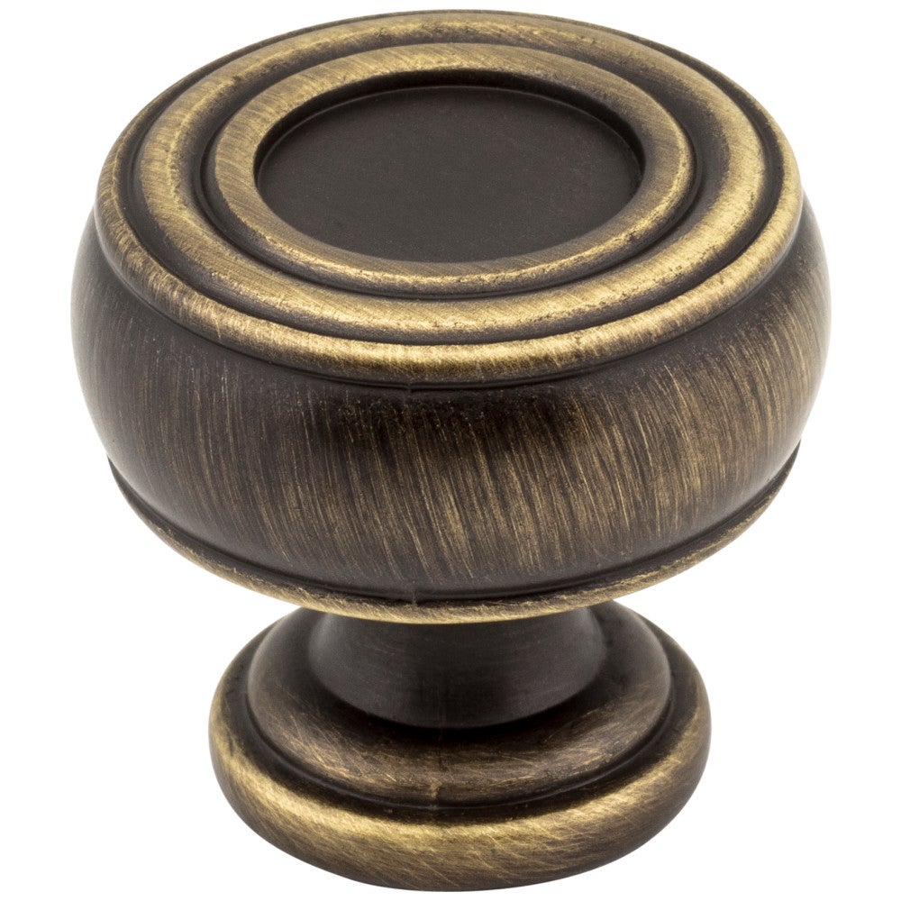 Hardware Resources 1-3/16" Diameter Satin Nickel Barrel Bremen 2 Cabinet Knob