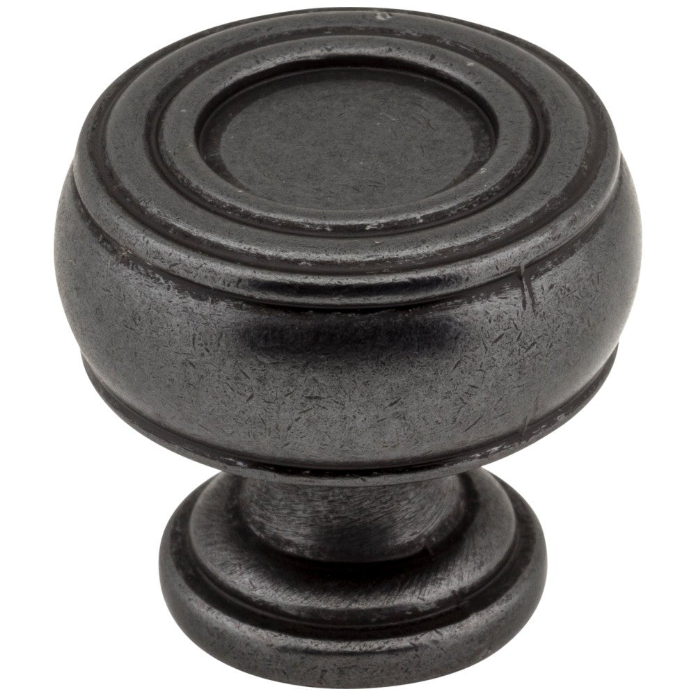 Hardware Resources 1-3/16" Diameter Satin Nickel Barrel Bremen 2 Cabinet Knob