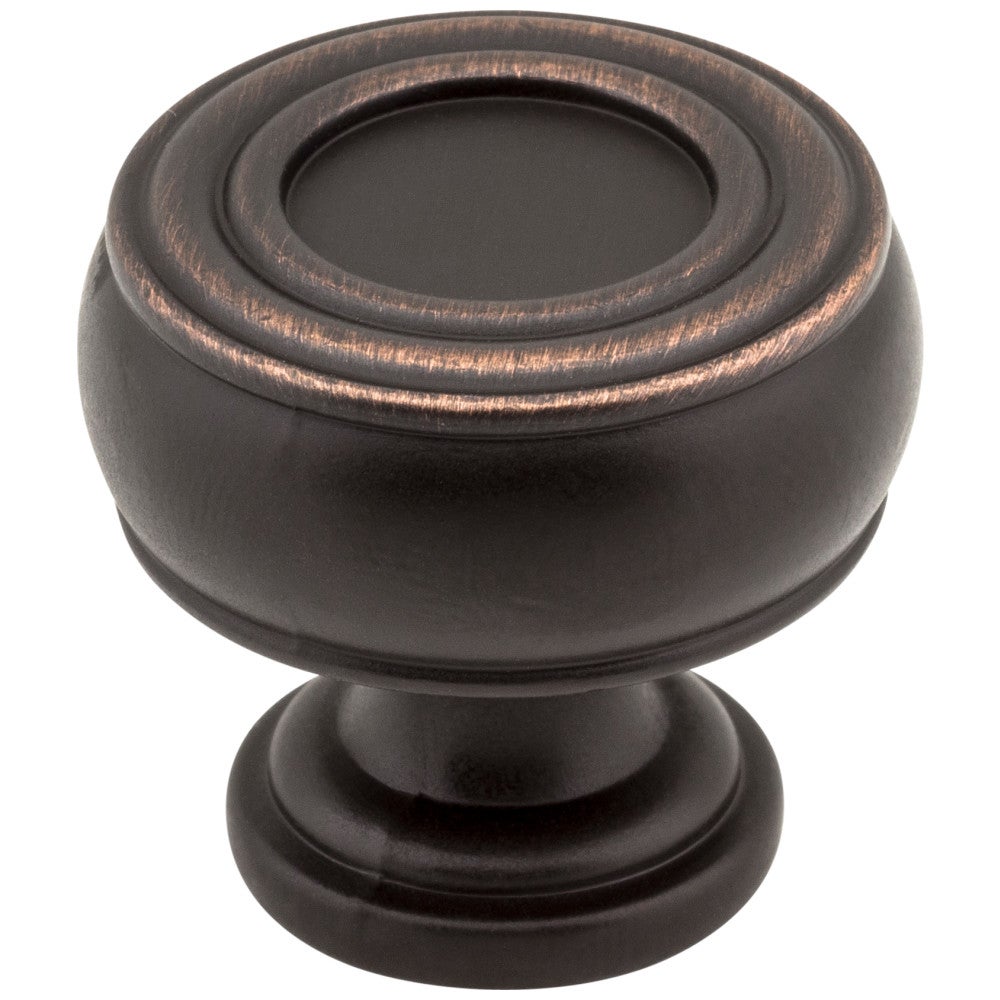Hardware Resources 1-3/16" Diameter Satin Nickel Barrel Bremen 2 Cabinet Knob