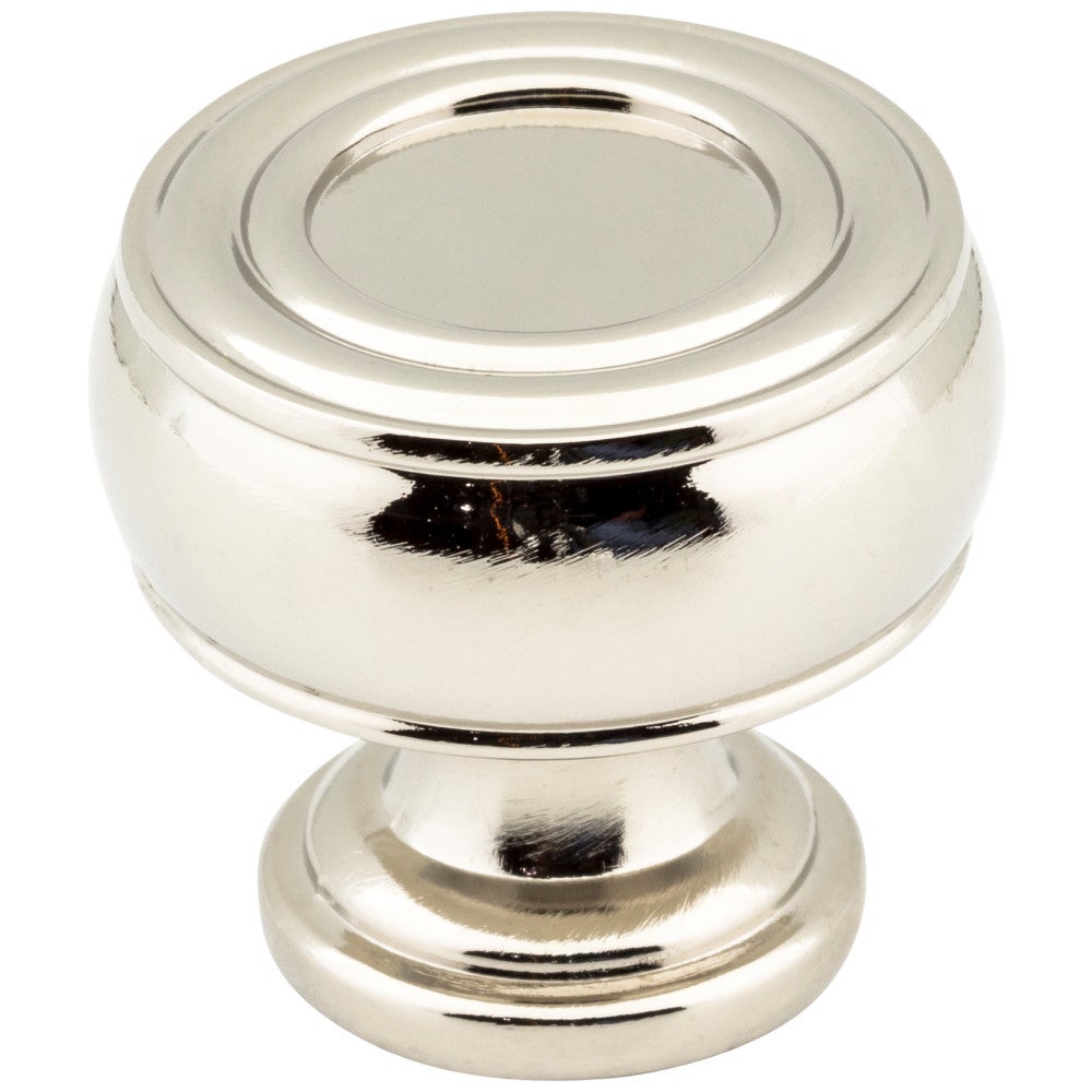 Hardware Resources 1-3/16" Diameter Satin Nickel Barrel Bremen 2 Cabinet Knob
