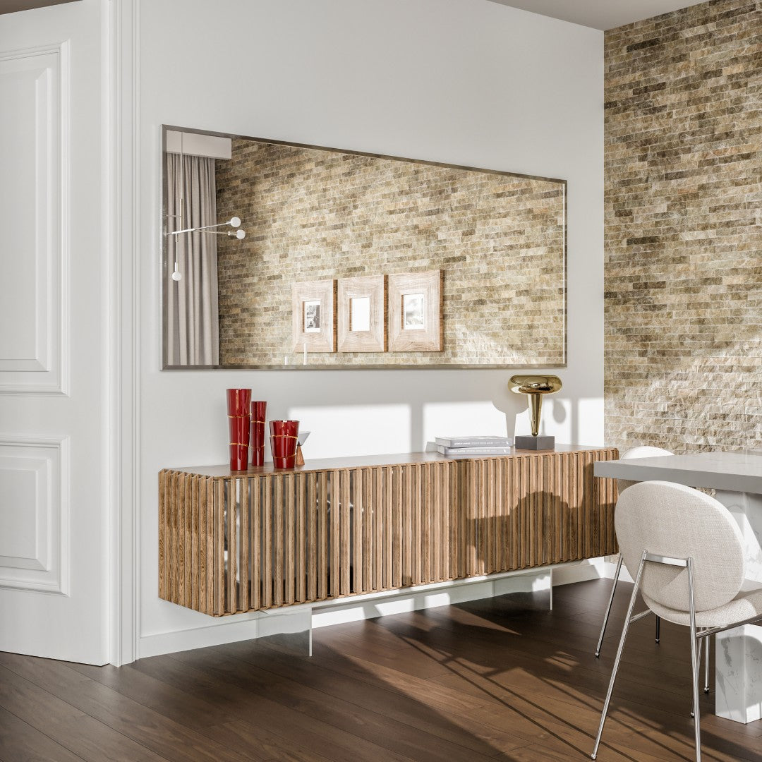 Eviva Sax Metal Framed Mirror