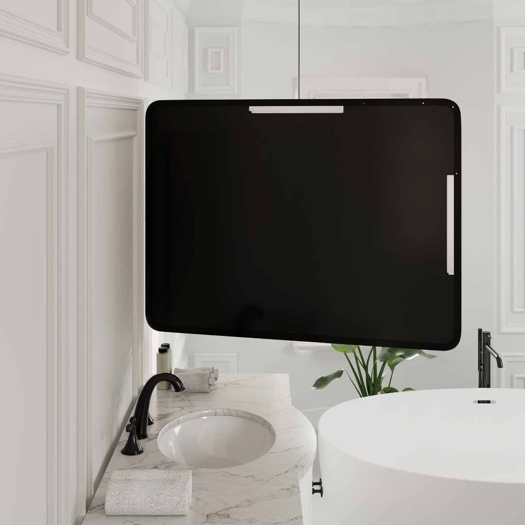 Eviva Harmony Black Metal Framed Mirror