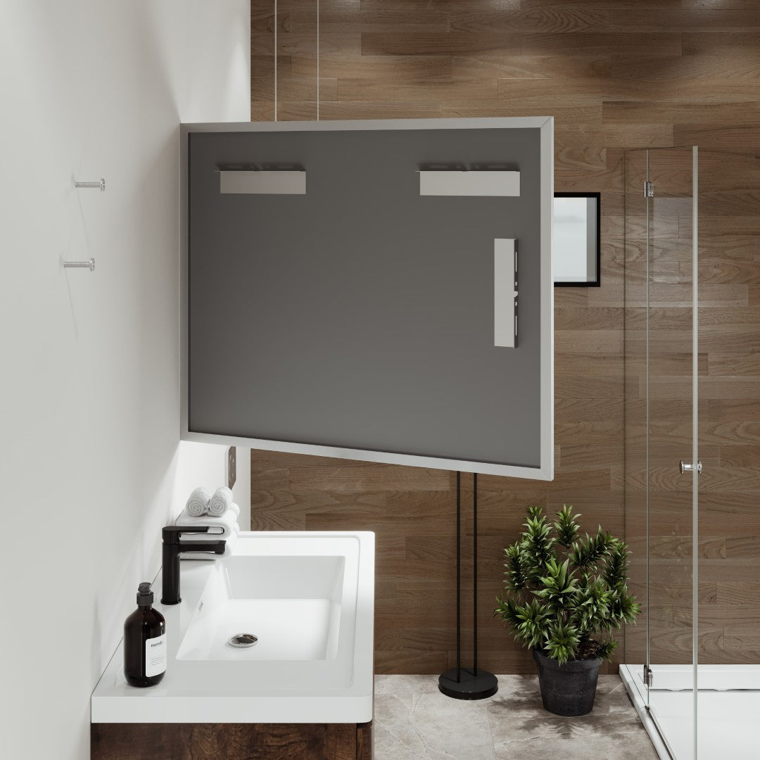 Eviva Sax Metal Framed Mirror