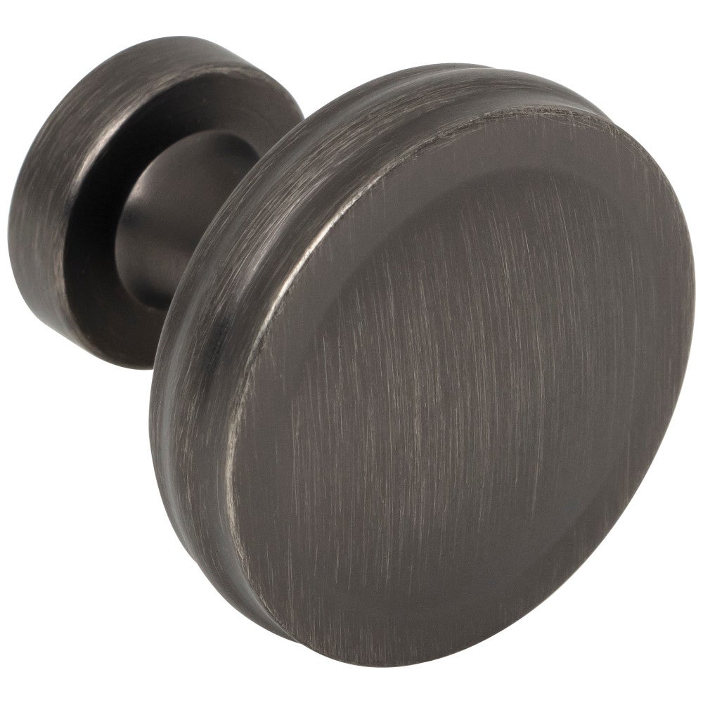 Hardware Resources 1-3/8" Diameter Satin Nickel Jules Cabinet Knob
