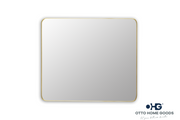 30" x 36" Rectangular Gold Mirror