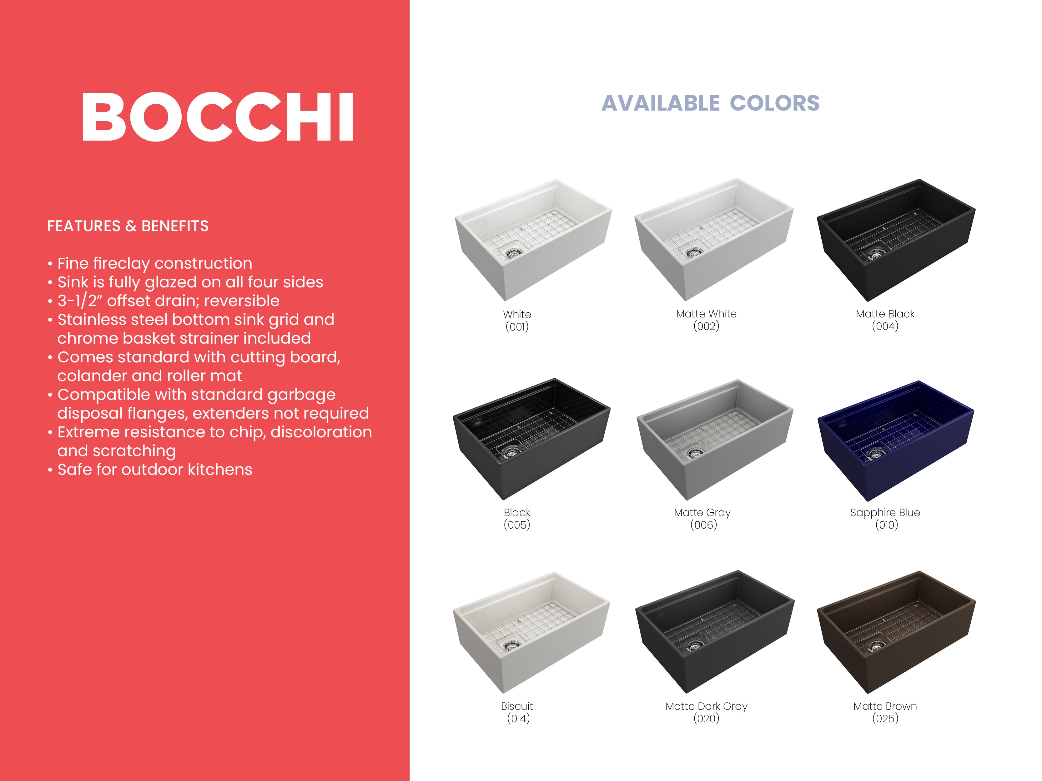 Contempo Step-Rim Apron Front Fireclay 30 in. Single Bowl Kitchen Sink with Integrated Work Station & Accessories 1344
